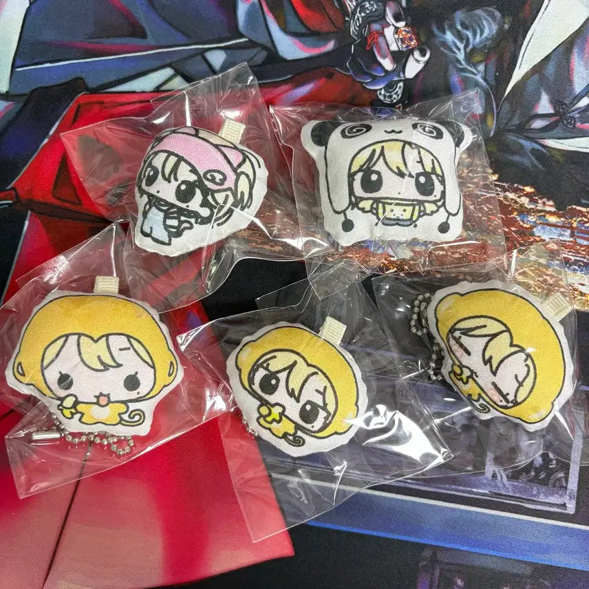 [BUNJANG] PlaYve Noah KOOoo Cookie Cushion Keyring Bundle Set / 플레이브 비공굿 노아 구우님 쿠션키링 일괄