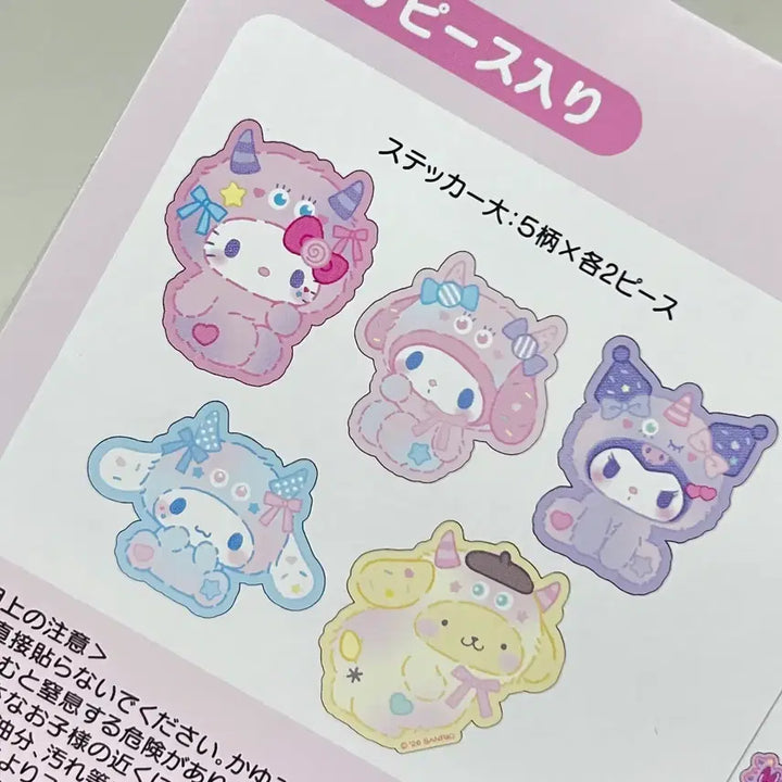 [BUNJANG] Sanrio New Monster Series Stickers / 산리오 신상 몬스터 시리즈 스티커