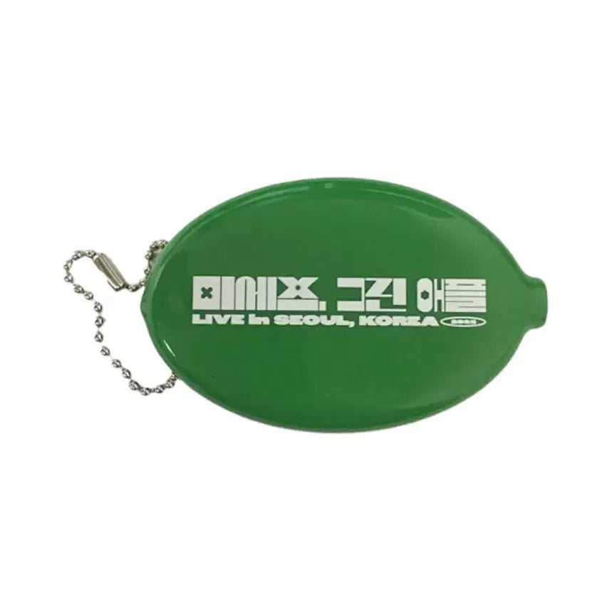 [BUNJANG] Mrs. Greenapple Korean Concert Coin Pouch Keychain / 미세스 그린애플 한국 콘서트 동전지갑 키링