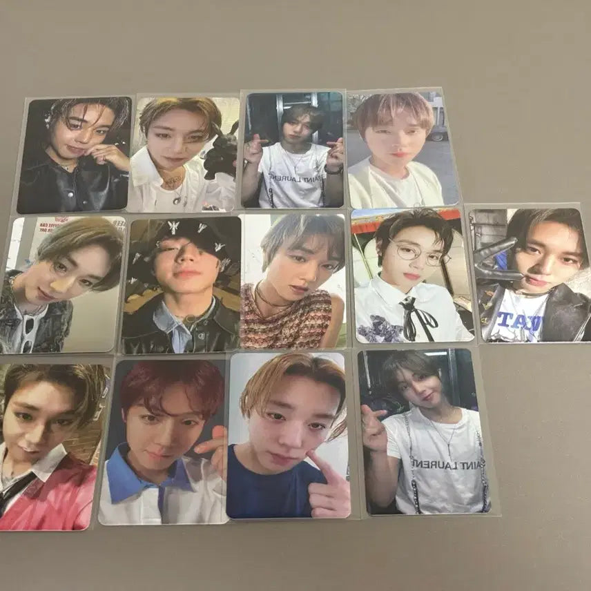 [BUNJANG] Park Ji Hoon Bundle Set 13 Photocards (May Birthday Sig Lucky Draw Album) / 박지훈 포카 13장 일괄 메이 생일 시그 럭드 앨포