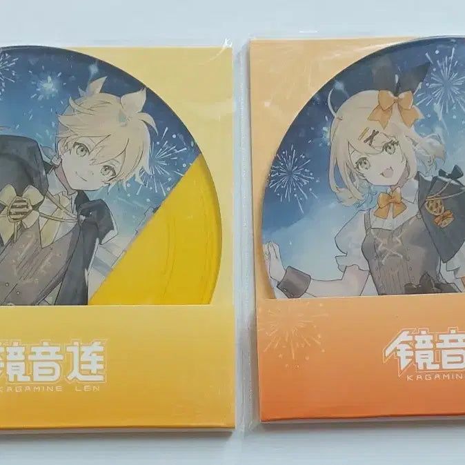 [BUNJANG] Vocaloid Kagamine Rin Kagamine Len Amusement Park Suite Acrylic Coaster Bundle Set / 일괄) 보컬로이드 카가미네 린 카가미네 렌 유원서곡 아크릴 코스터