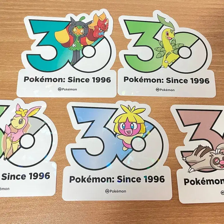 [BUNJANG] Pokemon 30th Anniversary Sticker Set with Orgepon / 포켓몬 30주년 스티커 세트 오거폰