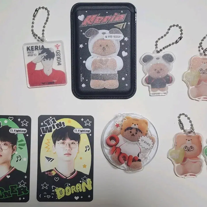 [BUNJANG] T1 Keria Doran Oner Photocard, MagSafe GripTok, Cardholder, Keychain, ApfApf Bundle Set / 티원 케리아 도란 오너 어프어프 카드지갑 멕세이프 그립톡 키링 포카