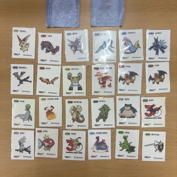[BUNJANG] Pokemon Stickers (Legendary &amp; Regular) / 띠부실팝니다 미개봉도 있이영(전설 및 일반)