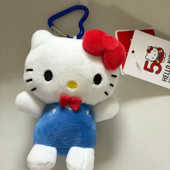 [BUNJANG] Hello Kitty 50th Anniversary Doll Keychain / 헬로키티 50주년 기념 인형 키링