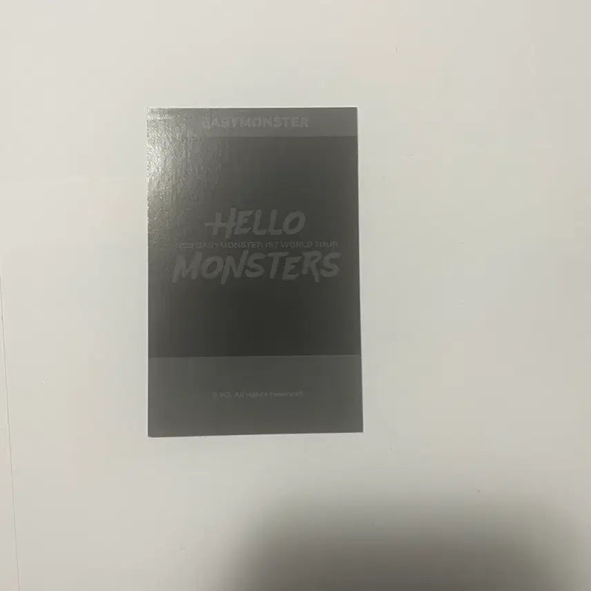 [BUNJANG] BABYMONSTER Rami Concert POB Photocard / 베이비몬스터 콘서트 라미 특전 포카