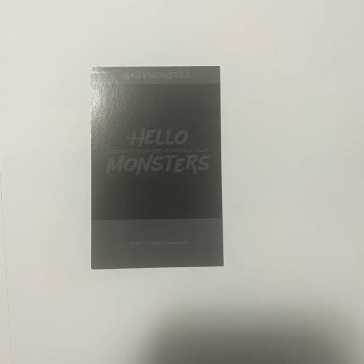 [BUNJANG] BABYMONSTER Rami Concert POB Photocard / 베이비몬스터 콘서트 라미 특전 포카