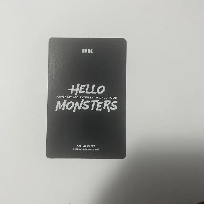 [BUNJANG] BABYMONSTER Parista Concert POB Photocard / 베이비몬스터 콘서트 파리타 특전 포카