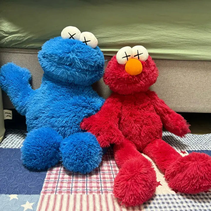 [BUNJANG] Uniqlo x KAWS Sesame Street Cookie Monster Plush / 유니클로 세서미 카우스 KAWS 쿠키몬스터 인형