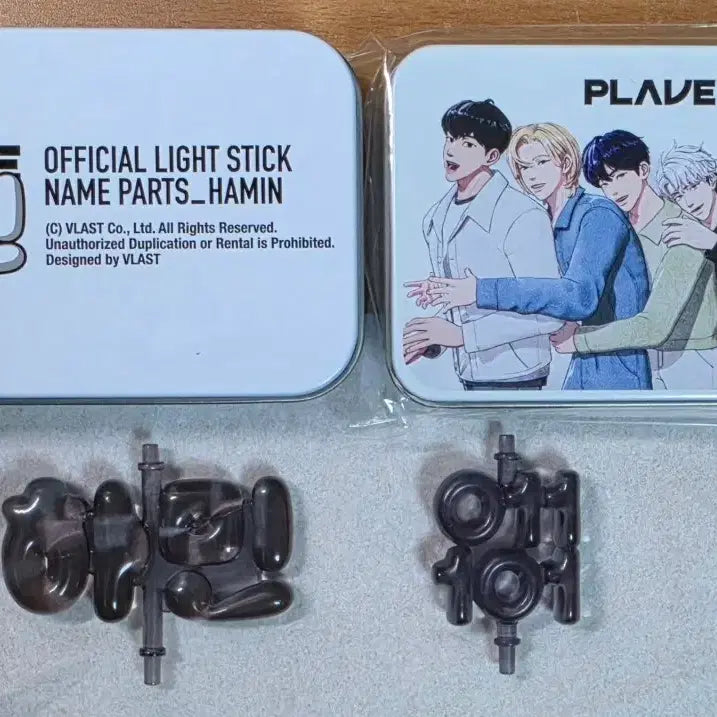 [BUNJANG] PLAVE Hamin Lightstick Parts + Mediheal Tin Case Bundle Set / [일괄]플레이브 하민 응원봉파츠 + 메디힐 틴케이스 일괄판매