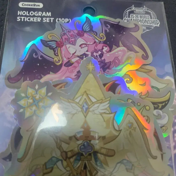 [BUNJANG] Cookie Run World Championship Hologram Stickers (10 pcs) / 쿠키런 월드챔피언십 홀로그램 스티커 10개