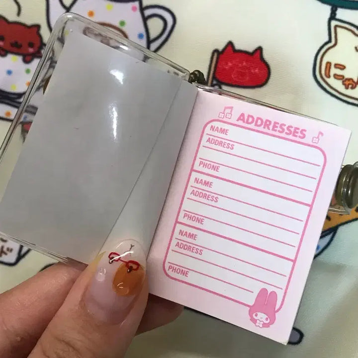 [BUNJANG] Classic Sanrio My Melody Notebook Keychain / 고전 산리오 마이멜로디 노트 수첩 키링