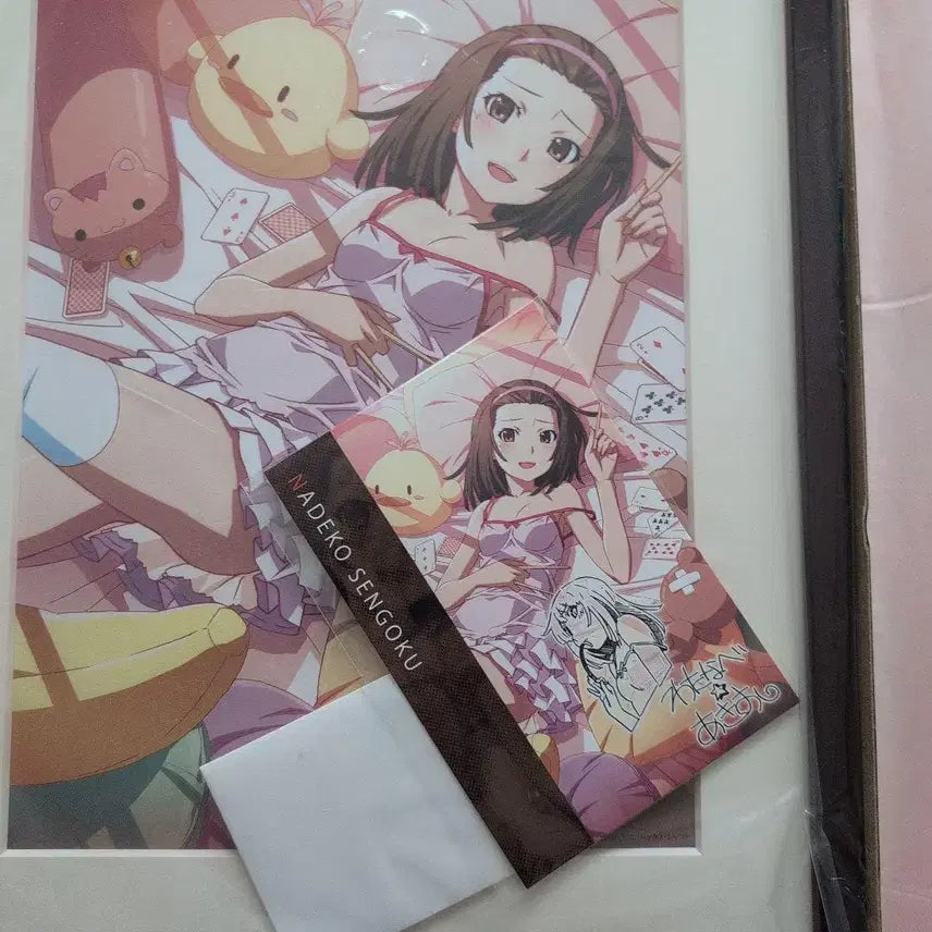[BUNJANG] Nisemonogatari Nadeko Sengoku Mistgraph Framed Art Print / 니세모노가타리 센고쿠 나데코 미스트그래프 액자 일러스트