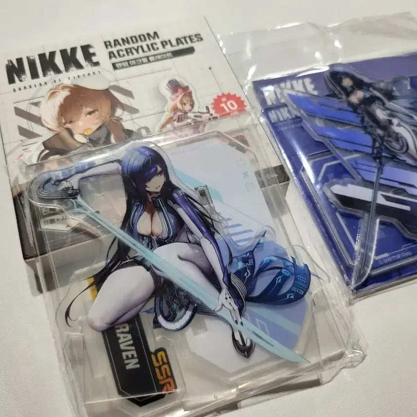 [BUNJANG] Nikke: Goddess of Victory Stella Blade Raven Acrylic Diorama (Sealed Bundle Set) / 니케 신세계 스텔라블레이드 레이븐 아크릴 디오라마 미개봉 일괄