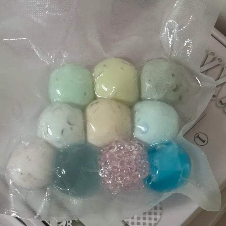 [BUNJANG] Mini 3cm 10-Piece Assorted Crunchy Squeeze Toys / 3cm 미니 10구짜리 다양한  크런치 슬랑이 말랑이