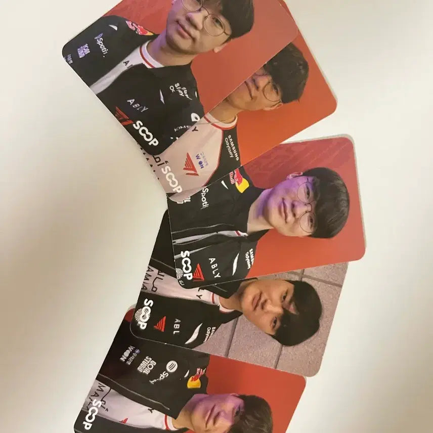 [BUNJANG] T1 Player Photocard Set (5 Types) / T1 선수단 포토카드 5종 (대전 msi 펜페스타 포토카드 페이커)