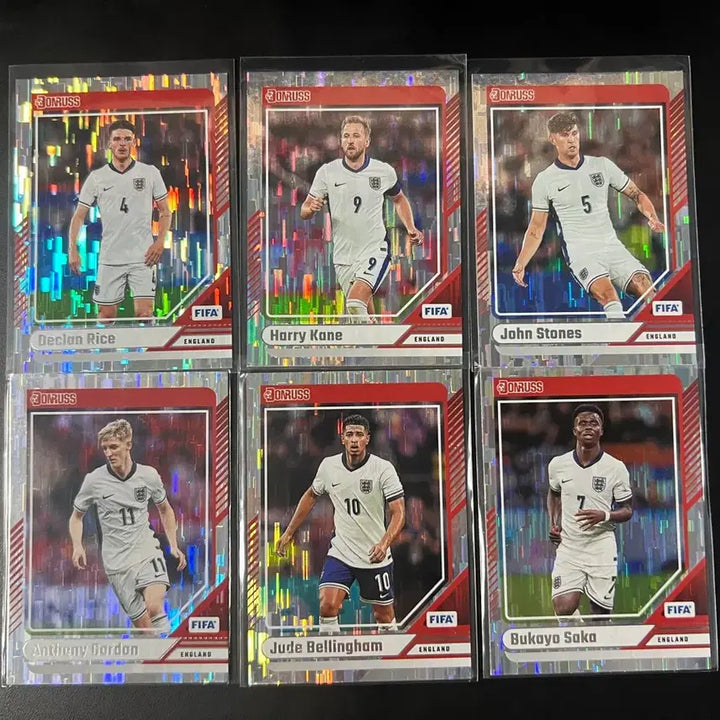 [BUNJANG] Panini Donruss England National Team 6-Card Lot / 돈러스 잉글랜드 국대 6장 랏