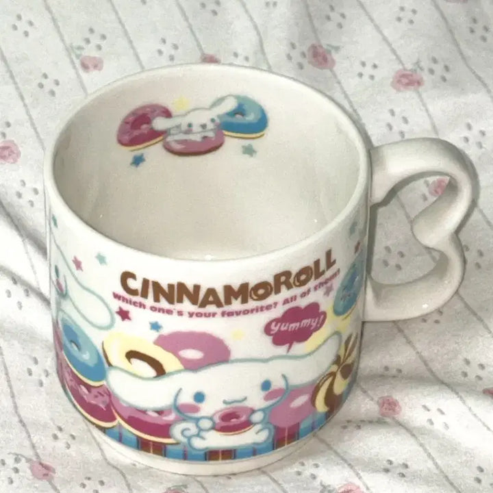 [BUNJANG] Sanrio Cinnamoroll 2008 Donut Ceramic Cup / 고전 2008 시나모롤 도넛 도저기 컵