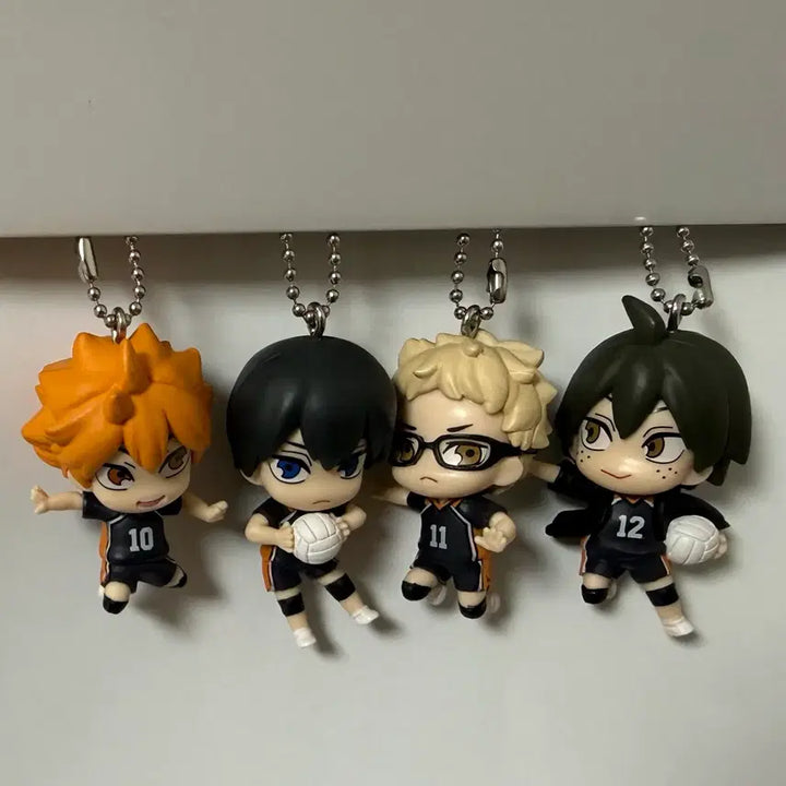 [BUNJANG] Haikyuu!! Deformed Figure Keychains Gacha Bundle Set (5 Types) / [5종일괄] 하이큐 데포피그 피규어 키링 가챠