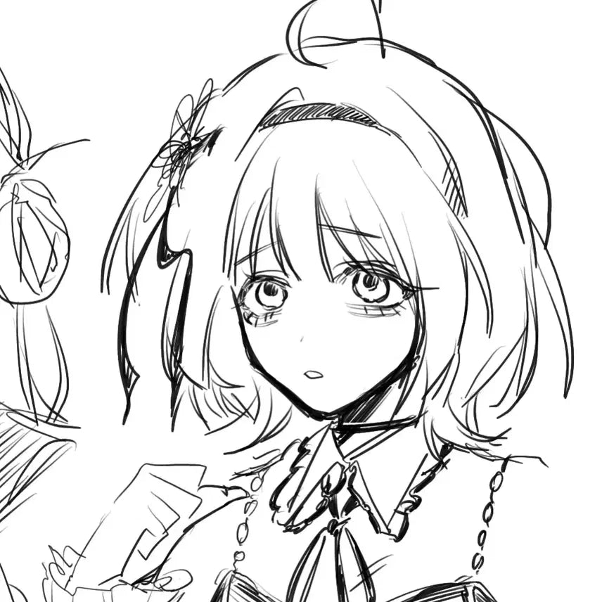 [BUNJANG] Quick Sketch Bust Commission / (빠른마감) 간단낙서두상 커미션
