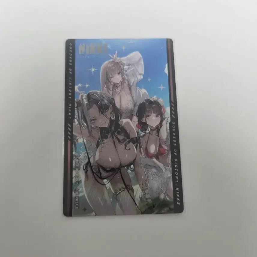 [BUNJANG] Niki Defense Battle Summer Illustration Metal Card / 니케 방어전 특전 여름 일러스트 메탈 카드