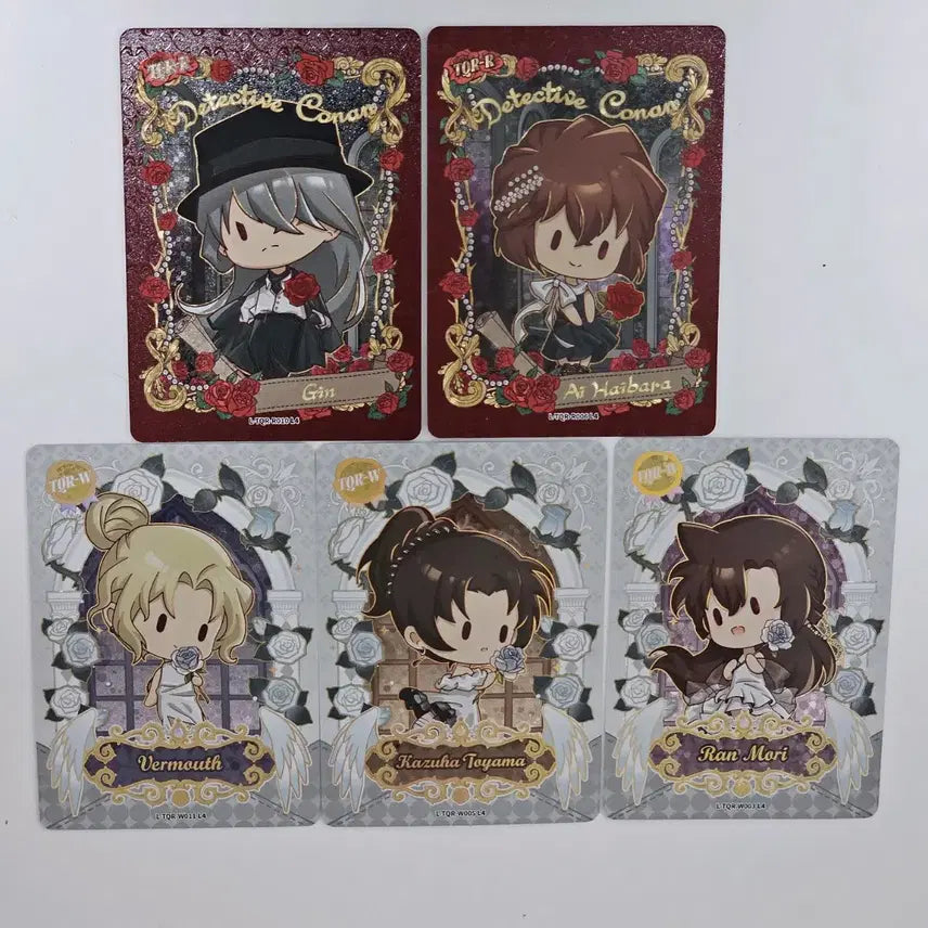 [BUNJANG] Kayou TQR Card Bundle Set Kazuha Ran Vermouth Haibara Shinichi / 일괄 중국 kayou 카유 TQR 카드 진 하이바라 베르무트 카즈하 란