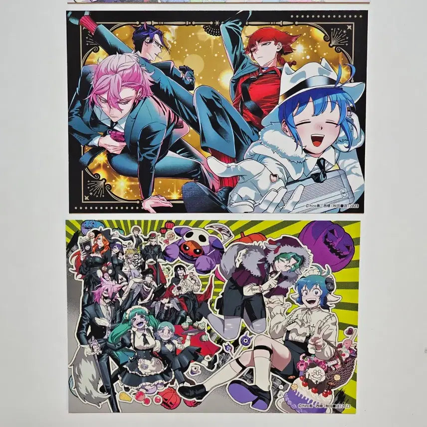 [BUNJANG] Iruma, Opera, Karuego, Aris Halloween Mafia Postcard Card Bundle Set / 일괄 악입문 마피아 엽서 카드 할로윈 이루마 오페라 카르에고 아리스