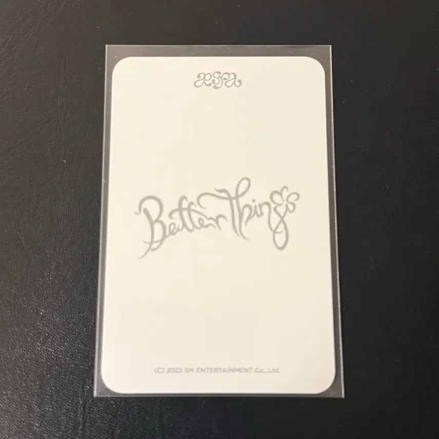 [BUNJANG] Aespa Winter Better Things Milk Glass Photocard / 에스파 윈터 베럴띵스 milk glass 포카