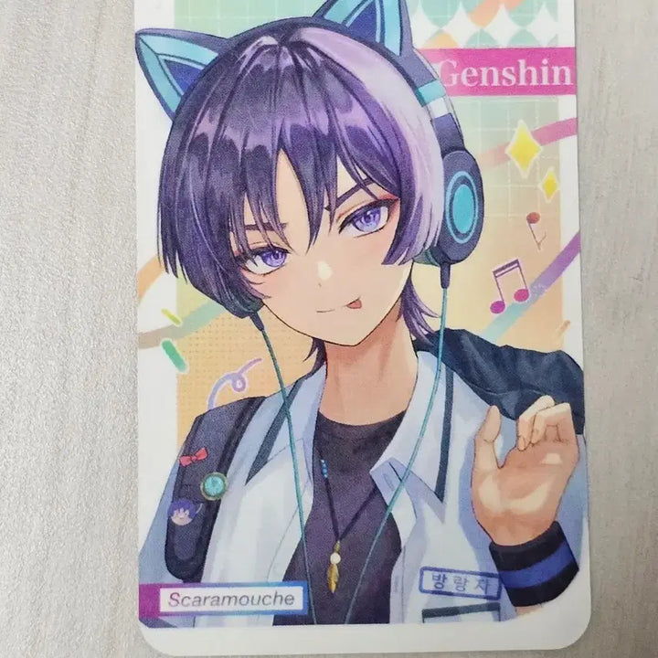 [BUNJANG] Genshin Impact Hologram Photocard Set (Ayaka, Ayato, Wanderer, Nahida, Neuvillette, Furina) / 원신 비공굿 포카세트