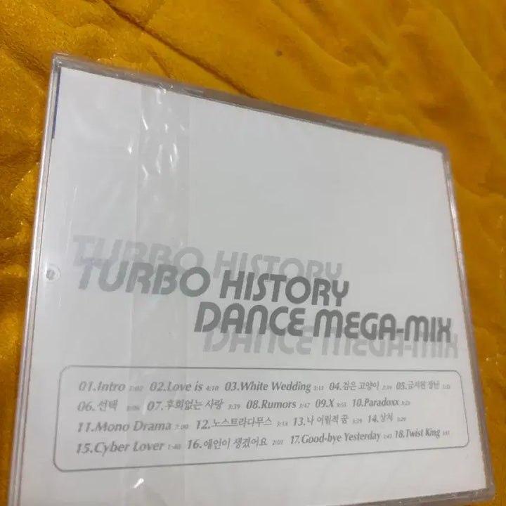 [BUNJANG] Turbo History Dance Megamix CD / 터보 히스토리 댄스 메가믹스 CD