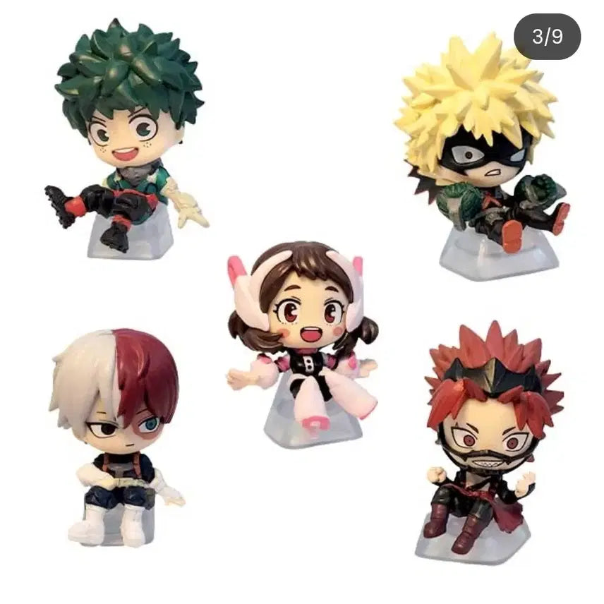 [BUNJANG] My Hero Academia Figure Gacha Collection Set (3 Types, Sealed) / 나의 히어로 아카데미아 피규어 가챠 컬렉션 3종 일괄(미개봉)