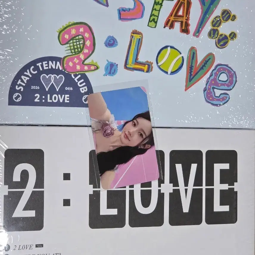 [BUNJANG] STAYC 2:LOVE Album Set w/ POB Photocard / 스테이씨 2:LOVE 앨범 2종 미공포카드 포함 새제품입니다.