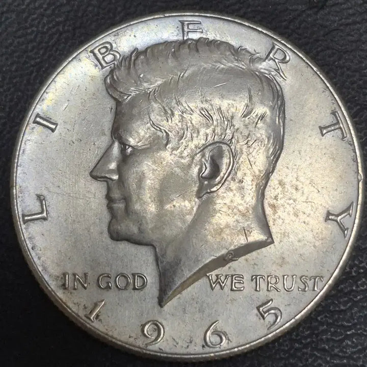 [BUNJANG] 1965 P Kennedy 50 Cent Silver Coin / 1965년 P케네디 50센트 은화. 40%