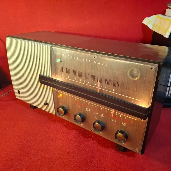[BUNJANG] Antique National Vacuum Tube Radio / 엔틱 내셔널 진공간라디오