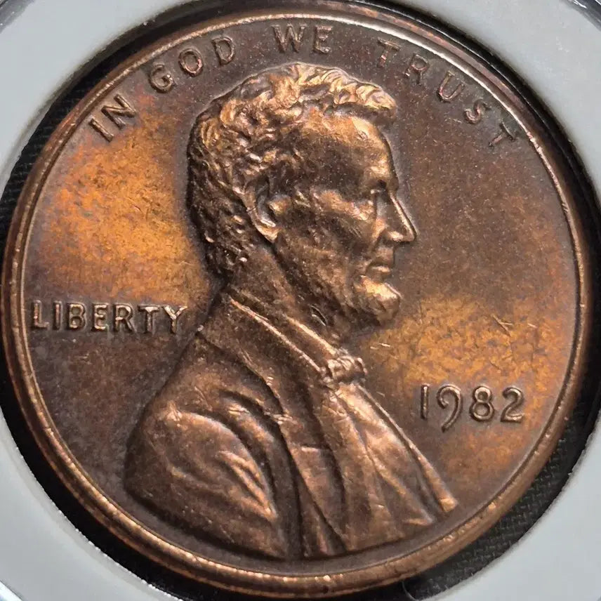 [BUNJANG] 1982 P Lincoln Copper Penny Small Date (Uncirculated) / 1982년P 링컨 구리페니 스몰데이터(완전 미상용)RB