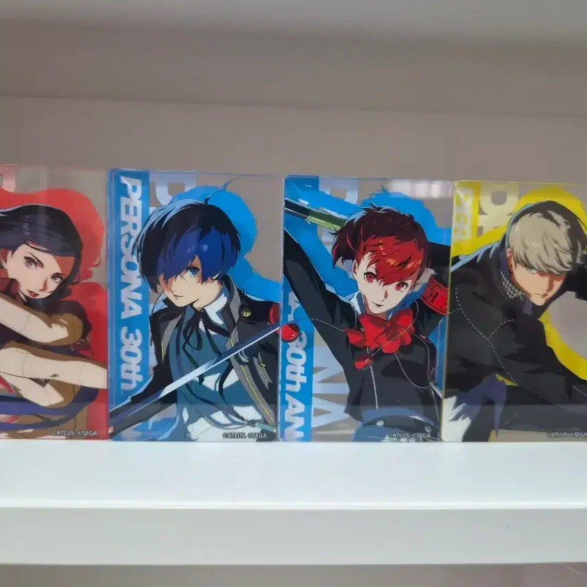 [BUNJANG] Persona 30th Anniversary Full Set Acrylic Block / 페르소나 30주년 아크릴 블럭 전종 세트