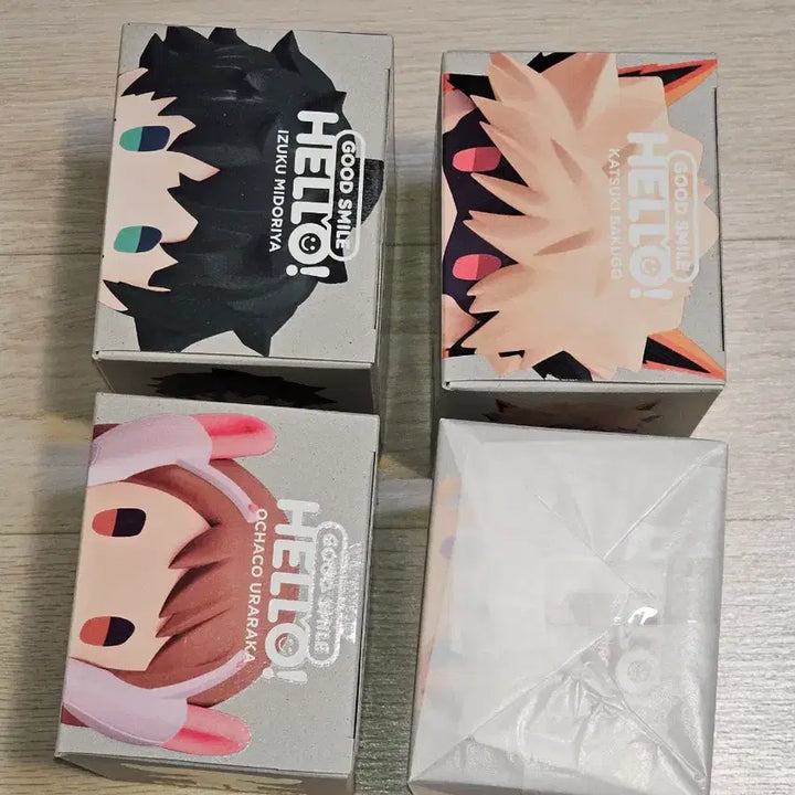 [BUNJANG] My Hero Academia Hello Good Smile 4 Figure Bundle Set (Sealed) / (미개봉) 나의히어로아카데미아 헬로 굿스마일 피규어 4종 일괄