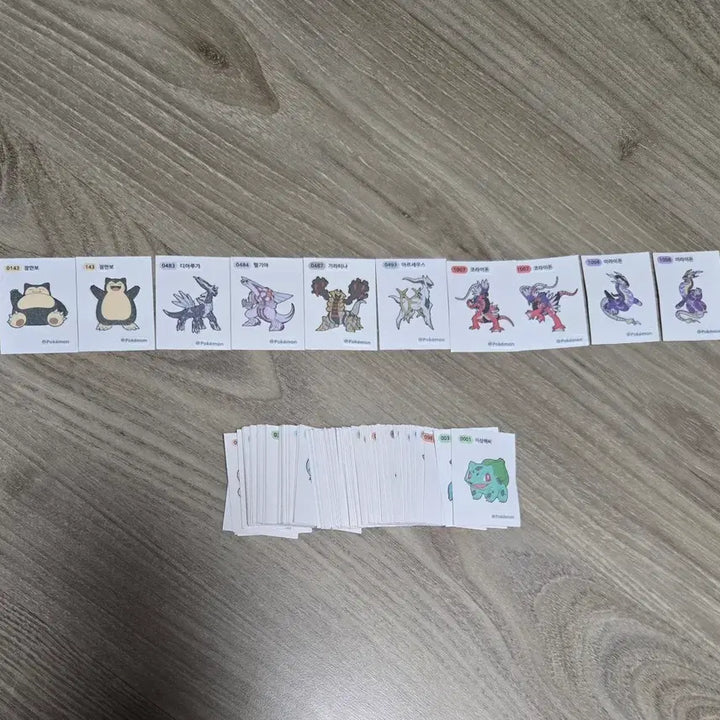 [BUNJANG] Pokemon Stickers Collection (90pcs) / 포켓몬 띠부띠부씰 다량 판매 (90장)
