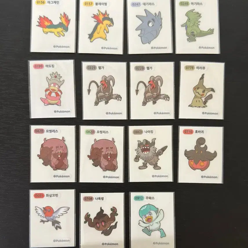 [BUNJANG] Pokemon Stickers Season 3 Bundle / 2024 포켓몬 띠부실 시즌3 일괄팝니다