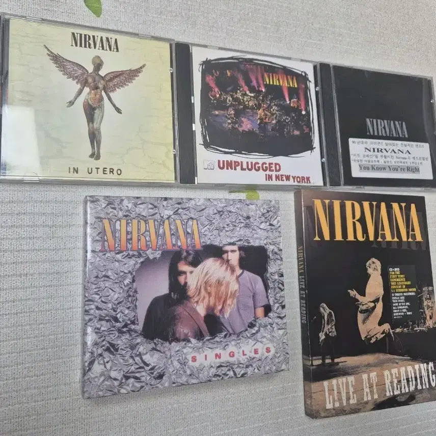 [BUNJANG] Nirvana Bundle Set 5 CDs / 너바나  Nirvana CD 앨범 5종 일괄
