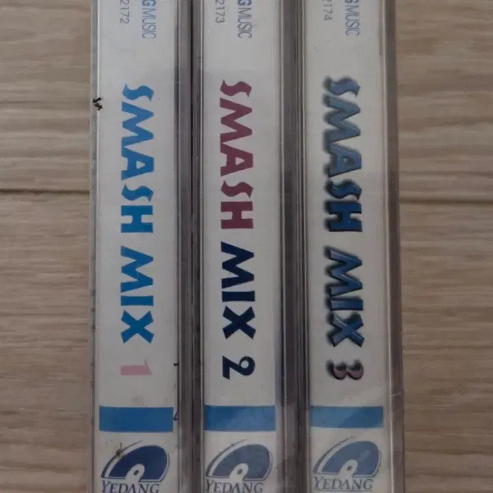 [BUNJANG] SMASH MIX Unsealed Cassette Tape Set (3 Types) / (미개봉) 스매쉬 믹스 미개봉 카세트 테이프 3종 세트