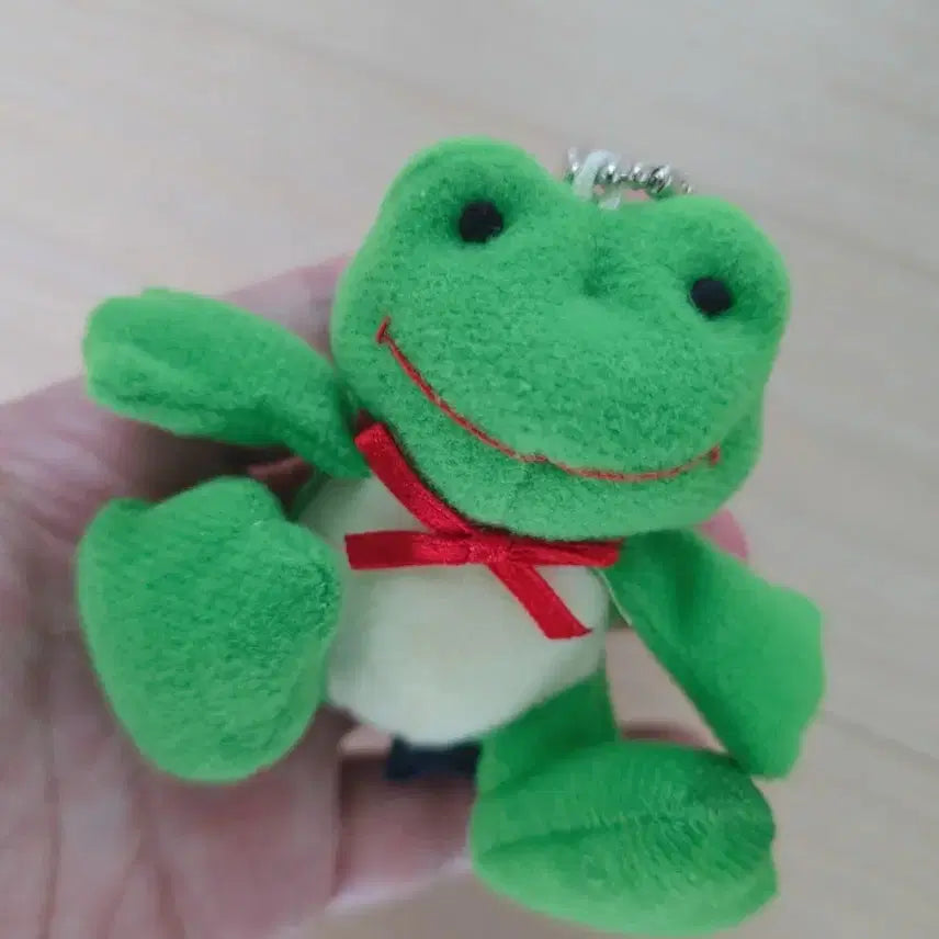 [BUNJANG] Vintage Frog Plush Keychain / 빈티지 개구리 인형 키링