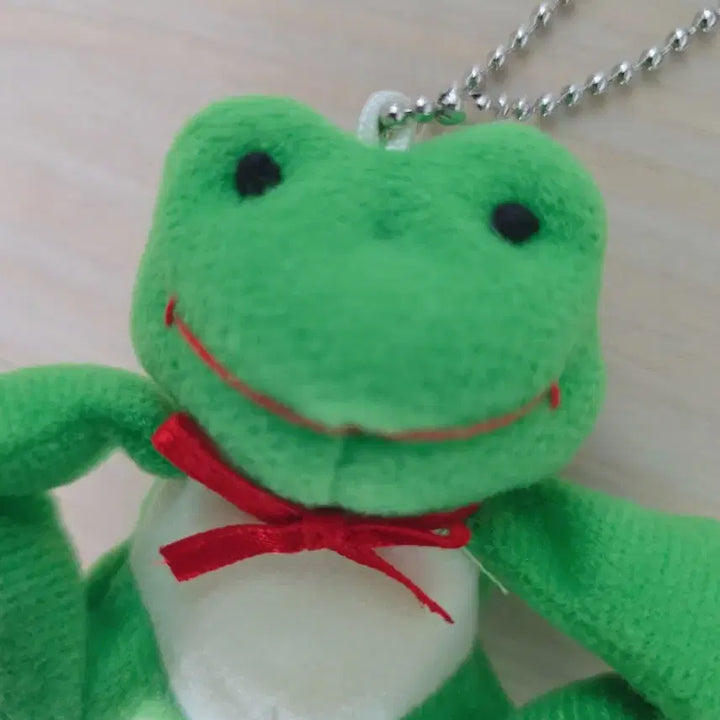 [BUNJANG] Vintage Frog Plush Keychain / 빈티지 개구리 인형 키링