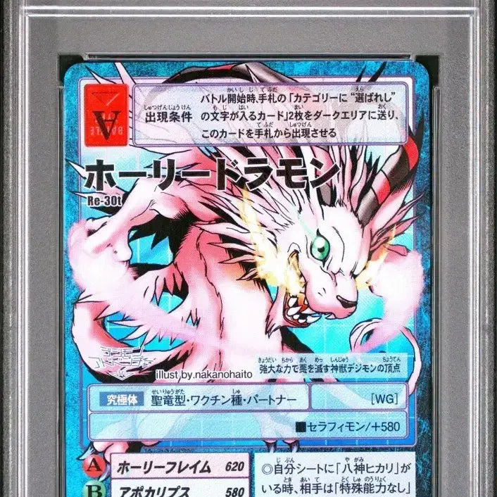 [BUNJANG] Digimon Japanese Holydramon Re-30t PSA 10 Graded Card / 디지몬 일판 홀리드라몬 Re-30t PSA10