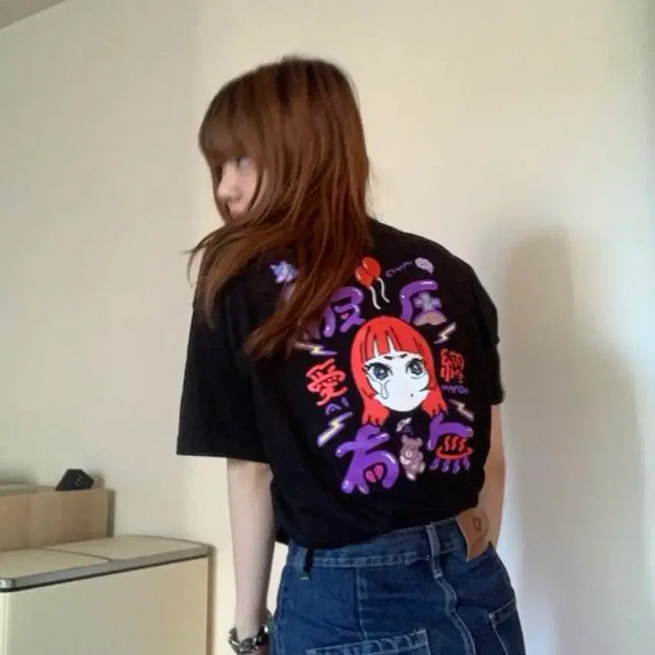 [BUNJANG] Aimyon Black T-Shirt (M Size) / 아이묭 굿즈 티셔츠 블랙 M사이즈 판매해요