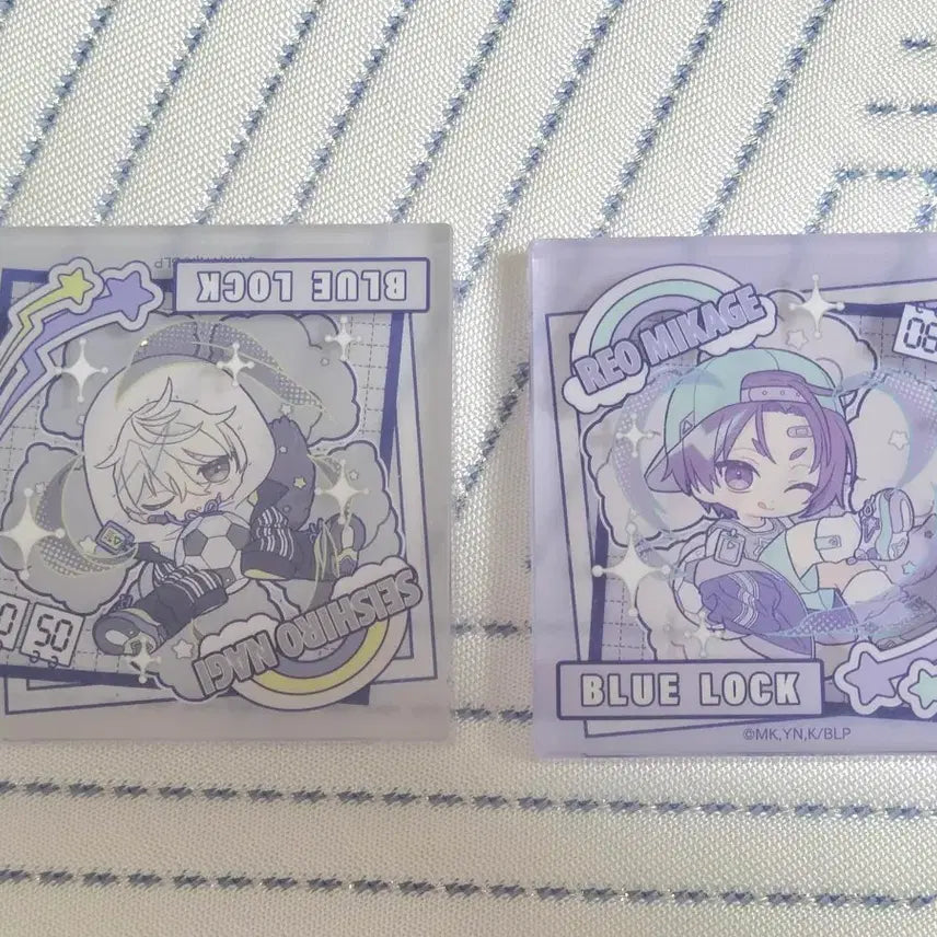 [BUNJANG] Blue Lock Pastel Pop Acrylic Corotto Bundle Set (Nagi, Reo) / 일괄) 블루록 파스텔팝 나기 레오 아크릴 코롯토 판매합니다