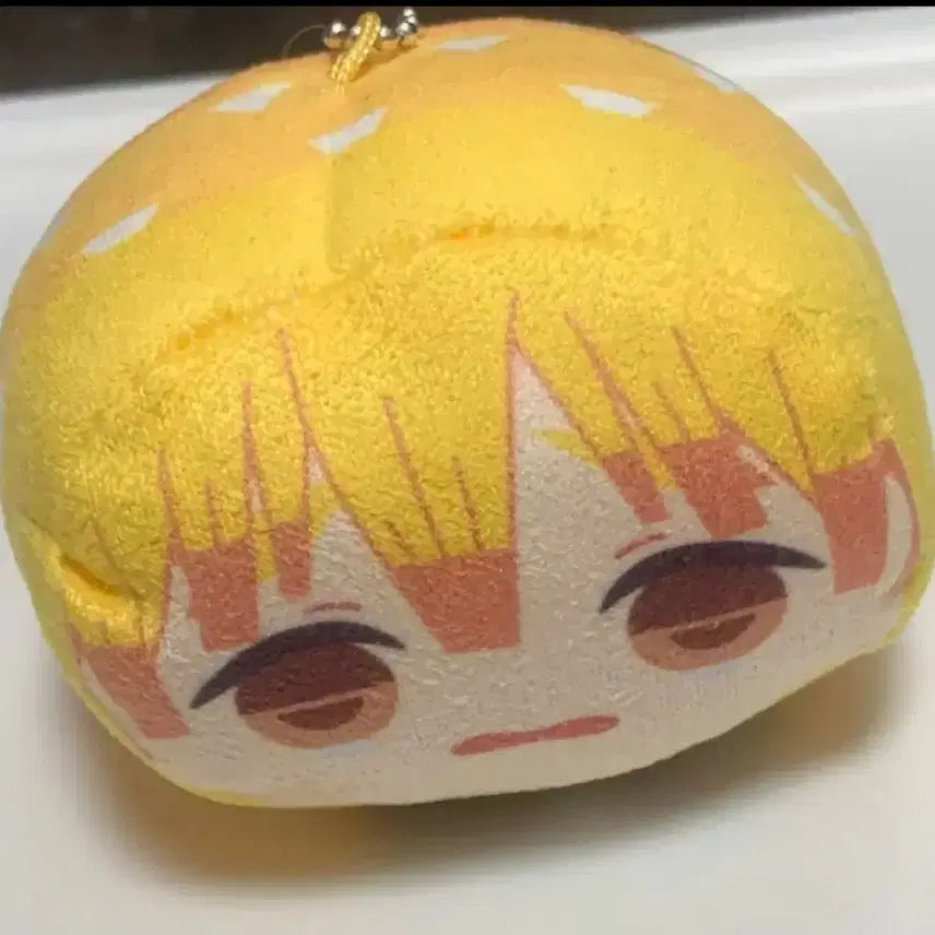 [BUNJANG] Demon Slayer Zenitsu Plush Keychain / 귀멸의 칼날 젠이츠 폭신 키링 인형/일본 정품