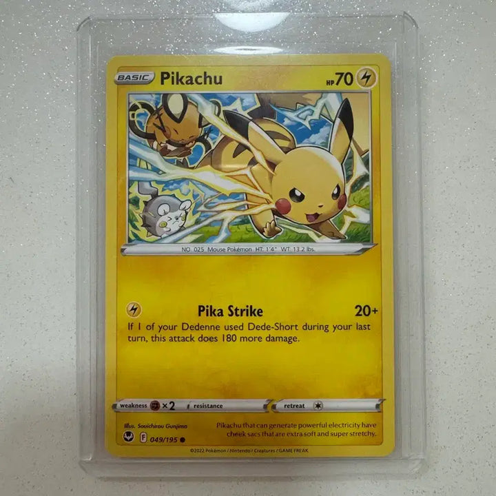 [BUNJANG] Pokemon Card North America Silver Tempest Pikachu (Dedenne, Togedemaru) / 포켓몬카드 북미 실버 템페스트 피카츄 (데덴네, 토게데마루)
