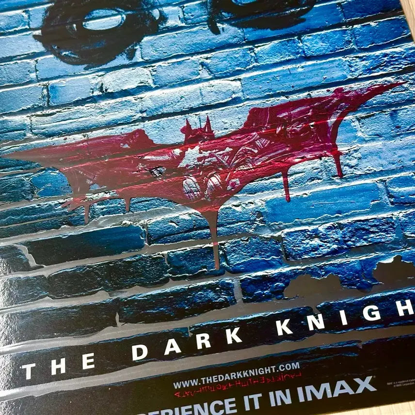 [BUNJANG] The Dark Knight IMAX Poster (A3) - Ultra Rare Limited Edition / [초희귀한정판]영화 다크나이트 아이맥스 포스터(A3)