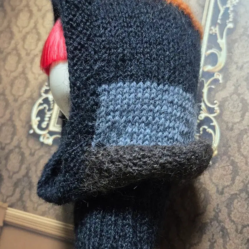 [BUNJANG] DaKawaii Japanese Artist Black Balaclava Hat for Blythe Dolls / <일본작가 _ DaKawaii > 바라클라바 _ 브라이스